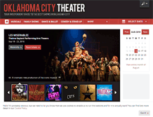 Tablet Screenshot of oklahoma-city-theater.com